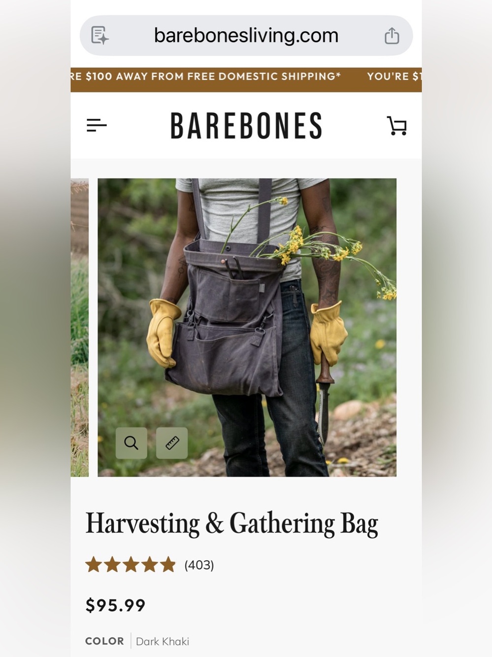 Harvesting & Gathering Messenger Bag Unisex